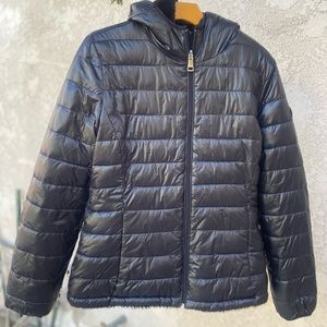 NW Andrew Marc Reversible Hoodie Jacket Sz S